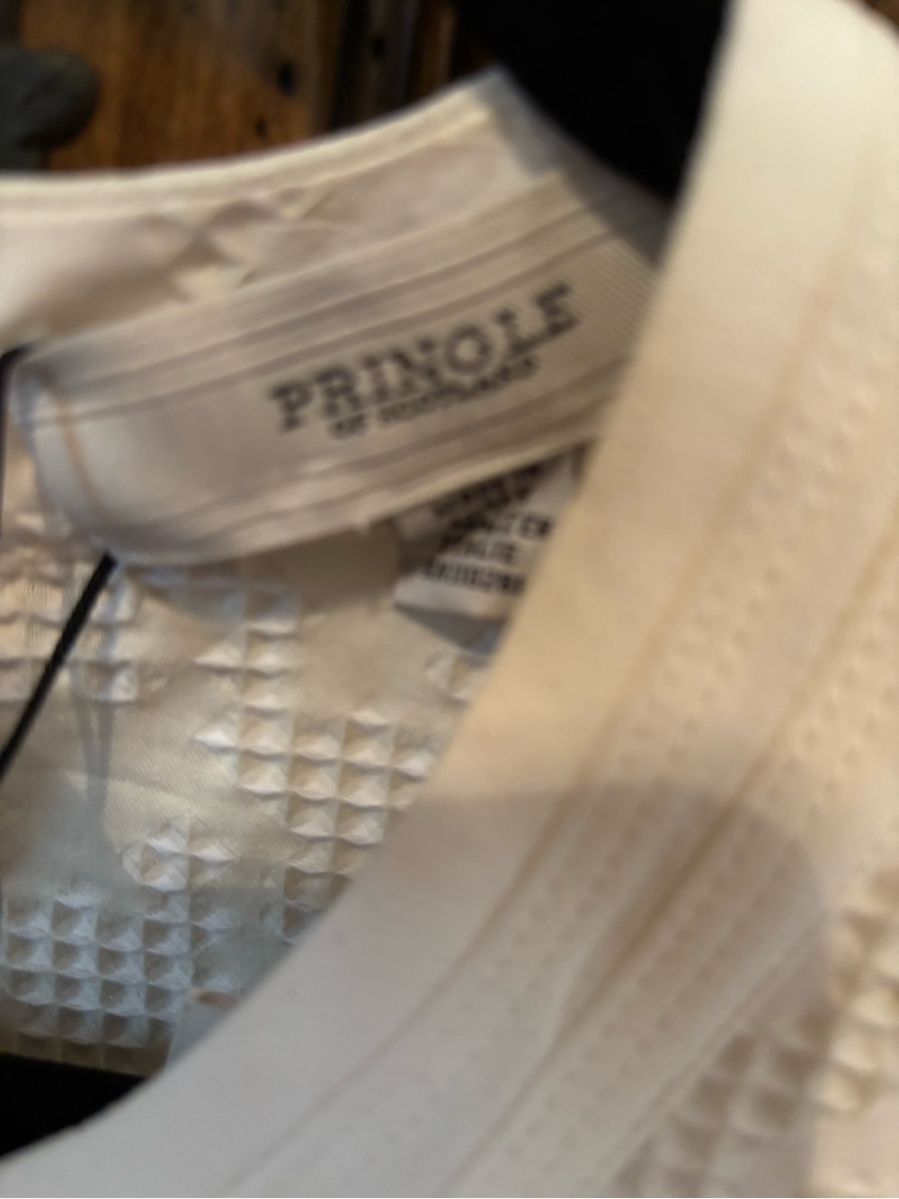 PringleWhite Textured Top